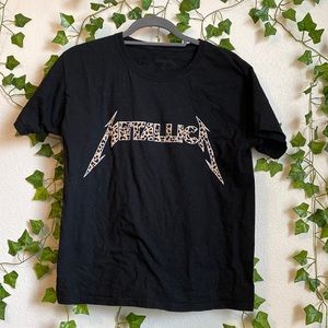 Cheetah Print Metallica T-Shirt